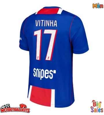 Paris Saint-Germain Vitinha #17 Replica Home Stadium Shirt 2026-27 Short Sleeve